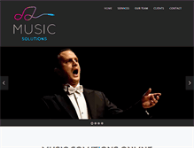 Tablet Screenshot of musicsolutionsonline.com